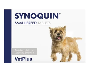 VetPlus Synoquin Small Breed Adult Dog (<10Kg) Supplement Tablets - 30 Tablets