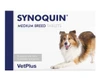 VetPlus Synoquin Medium Breed Adult Dog (10-25kg) Supplement Tablets - 30 Tablets