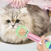 Plastic Lightweight Portable Cat Treat Squeeze Spoon for Liquid Snack & Wet Food