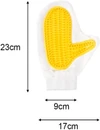  2-in-1 Grooming & Bathing Pet Fabric Glove with Soft Rubber Massaging Teeth for Dogs & Cats 