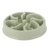 Pet Slow Feeder Plastic Bowl Healthy Eating & Anti-Gulping Solution for Dogs & Cats 