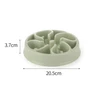 Pet Slow Feeder Plastic Bowl Healthy Eating & Anti-Gulping Solution for Dogs & Cats 