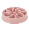 Pet Slow Feeder Plastic Bowl Healthy Eating & Anti-Gulping Solution for Dogs & Cats 