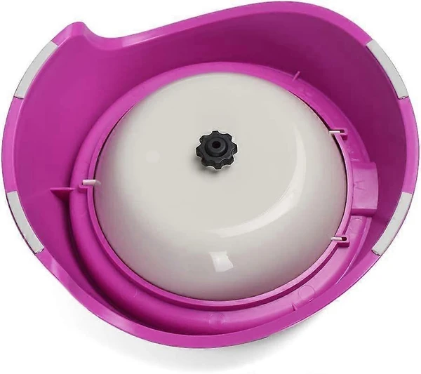 Interactive Slow Feeding Dog Bowl with Bone Shape Rotating Hinder