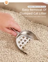 Modern Stainless Steel Cat Litter Scoop Durable, Fast Sifting and Impact-Resistant