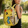 Transparent Pet Backpack Adorned with Playful Cartoon Design – Large Capacity Breathable Double Shoulder Bag Outdoor Travel for Cats & Small Dogs 