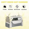 Breathable Pet Carrier Bag with Adjustable Shoulder Strap, Comfortable Handle and Anti-Slip Pads for Cats & Small Dogs