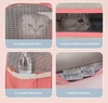 Breathable Pet Carrier Bag with Adjustable Shoulder Strap, Comfortable Handle and Anti-Slip Pads for Cats & Small Dogs