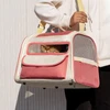 Breathable Pet Carrier Bag with Adjustable Shoulder Strap, Comfortable Handle and Anti-Slip Pads for Cats & Small Dogs