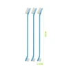 Nunbell 3Pc Dual-Ended Pet Dental Cleaning Toothbrush for Dogs 
