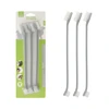 Nunbell 3Pc Dual-Ended Pet Dental Cleaning Toothbrush for Dogs 