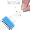 Pet Feeding Milk Bottle with Silicon Nipples for Newborn Puppies and Kittens Includes Cleaning Brush 60ml