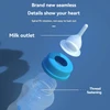 Pet Feeding Milk Bottle with Silicon Nipples for Newborn Puppies and Kittens Includes Cleaning Brush 60ml