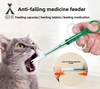 Pet Feeding Kit with Double Interchangeable Soft Silicone Heads Suitable for Feeding Pills, Capsules and Liquid Medicine for Dogs & Cats
