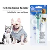 Pet Feeding Kit with Double Interchangeable Soft Silicone Heads Suitable for Feeding Pills, Capsules and Liquid Medicine for Dogs & Cats