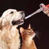 Pet Feeding Kit with Double Interchangeable Soft Silicone Heads Suitable for Feeding Pills, Capsules and Liquid Medicine for Dogs & Cats