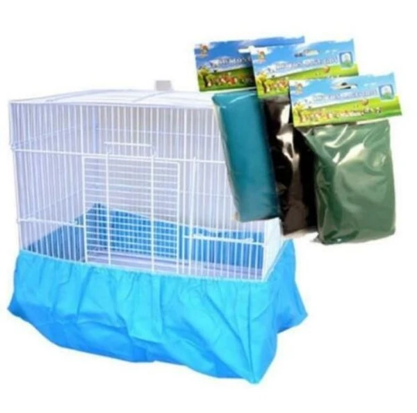 Percell Cotton Cage Tidy Medium 35 x 30 cm (Green)