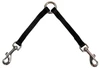 Percell Double Layer Nylon Dual Dog Lead Coupler Medium 2.5 x 27 cm