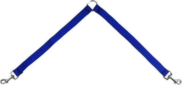 Percell Double Layer Nylon Dual Dog Lead Coupler Medium 2.5 x 27 cm