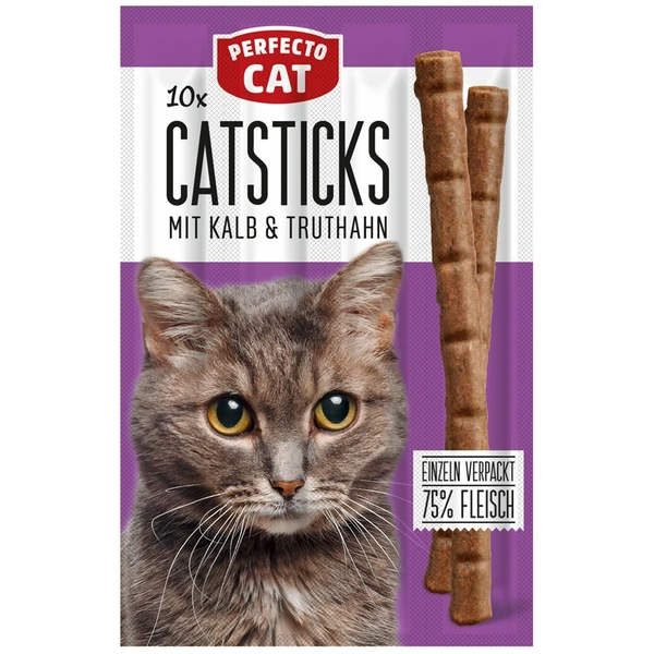 Perfecto Cat 10 Sticks Adult Cats Snack 50g