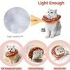 Soft Donut Recovery Collar for Cats | Adjustable Elizabethan Recovery Cone to Prevent Licking After Surgery | Comfortable Cat E-Collar