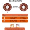 Soft Donut Recovery Collar for Cats | Adjustable Elizabethan Recovery Cone to Prevent Licking After Surgery | Comfortable Cat E-Collar