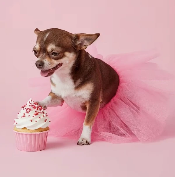 Mesh Pet Tutu Skirt for Dogs & Cats – Adjustable Princess Tulle Skirt Outfit