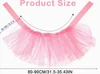 Mesh Pet Tutu Skirt for Dogs & Cats – Adjustable Princess Tulle Skirt Outfit