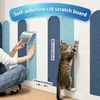 4-Piece Self-Adhesive Cat Scratching Mat Set for Walls & Sofas – Durable Sisal Scratch Protector Panels for Furniture, Doors & Pet Rooms