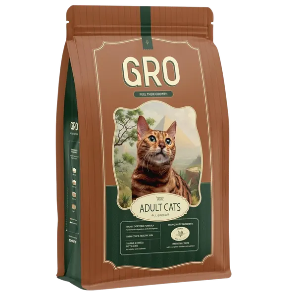 Gro Adult Cat Dry Food All Breeds with Chicken