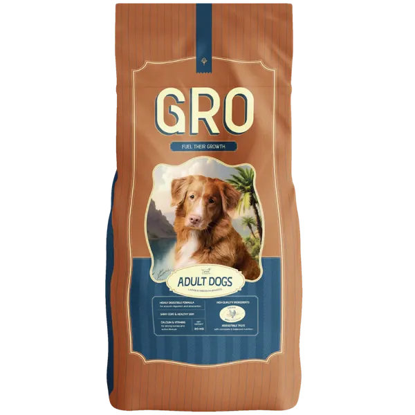 Gro Adult Dog Dry Food Large & Medium Breeds with Chicken