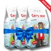 3 X Cat’s Way White Bentonite Clumping Cat Litter Unscented 5L