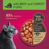 My Love Adult Cat Wet Food with Beef & Carrot in Jelly Pouch 85g