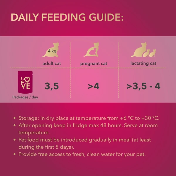 My Love Adult Cat Wet Food with Beef & Carrot in Jelly Pouch 85g