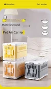 Portable Foldable Pet Carrier with Handle – Breathable Large Capacity Airline Approved for Cats & Small Dogs