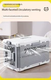 Portable Foldable Pet Carrier with Handle – Breathable Large Capacity Airline Approved for Cats & Small Dogs