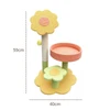 Sunflower Cat Tree with Velvet Bed, Scratching Post & Interactive Plush Ball Cat Toy