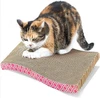 S-Shape Cat Corrugated Scratcher Board with Catnip (43*20*3.7cm)