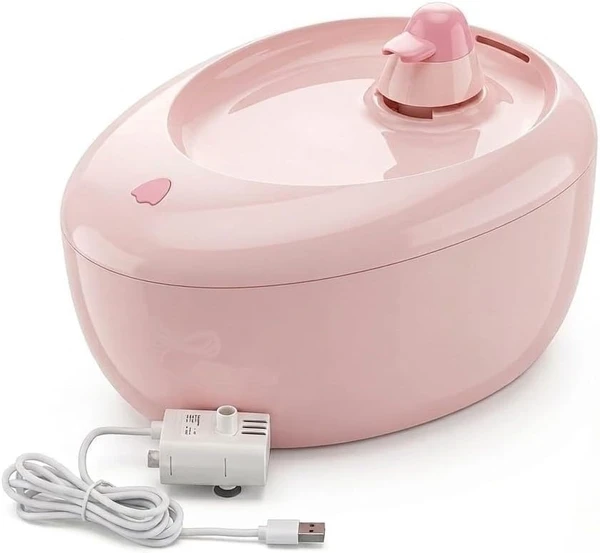 Cute Duck Automatic Pet Water Fountain – 2L Large Capacity USB Charging Ultra Quiet Pump for Cats & Small Dogs