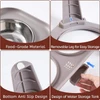 Elevated Double Stainless Steel Bowls Food & Water Pet Feeder for Cats & Dogs