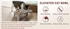 Elevated Double Stainless Steel Bowls Food & Water Pet Feeder for Cats & Dogs