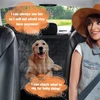 Pets Apex Waterproof Dog Car Back Seat Cover with Mesh Window – Scratchproof Nonslip Easy Wash (170*140cm)