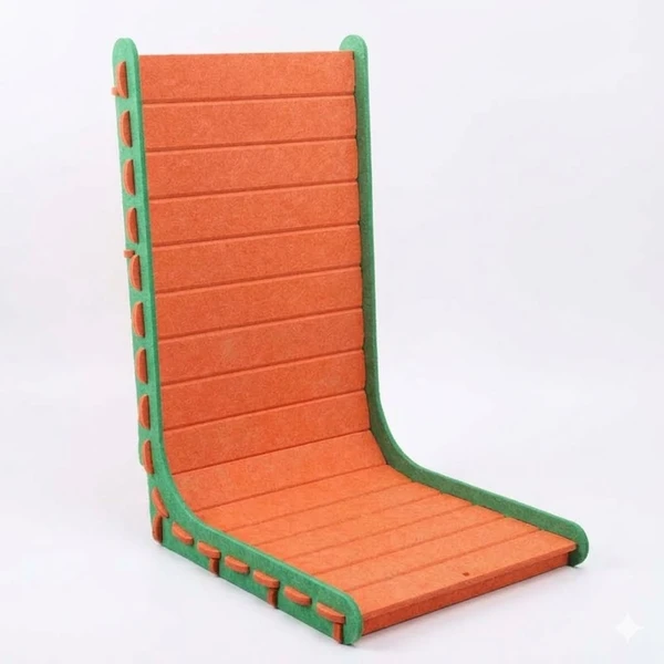 L-Shaped Durable Felt Cat Scratching Board Vertical Wall for Indoor Cats
