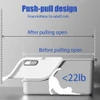 Large Sifting Cat Litter Box – One Step Waste Sorting Anti Splash Easy Clean Comfort Handle for Large Cats/Multi-Cat