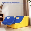 Large Sifting Cat Litter Box – One Step Waste Sorting Anti Splash Easy Clean Comfort Handle for Large Cats/Multi-Cat