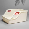 Large Sifting Cat Litter Box – One Step Waste Sorting Anti Splash Easy Clean Comfort Handle for Large Cats/Multi-Cat