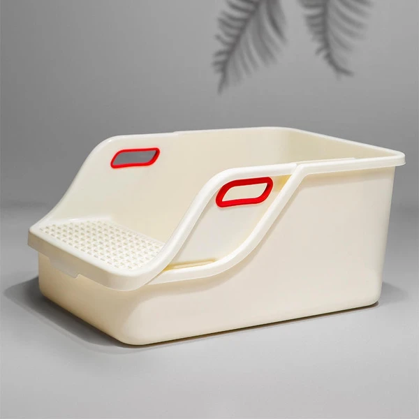 Large Sifting Cat Litter Box – One Step Waste Sorting Anti Splash Easy Clean Comfort Handle for Large Cats/Multi-Cat