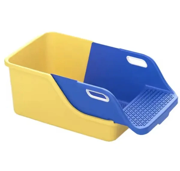 Large Sifting Cat Litter Box – One Step Waste Sorting Anti Splash Easy Clean Comfort Handle for Large Cats/Multi-Cat