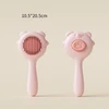 Nunbell Pet Slicker Brush One Click Hair Removal for Dogs and Cats