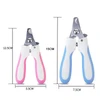 Stainless Steel Pet Nail Clippers with Safety Guard, Spring Mechanism, Security Lock & Non-slip Handle for Cats and Dogs 